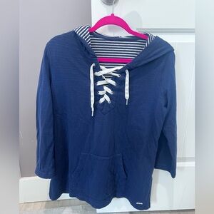 Nautica Dark Blue Casual Hoodie